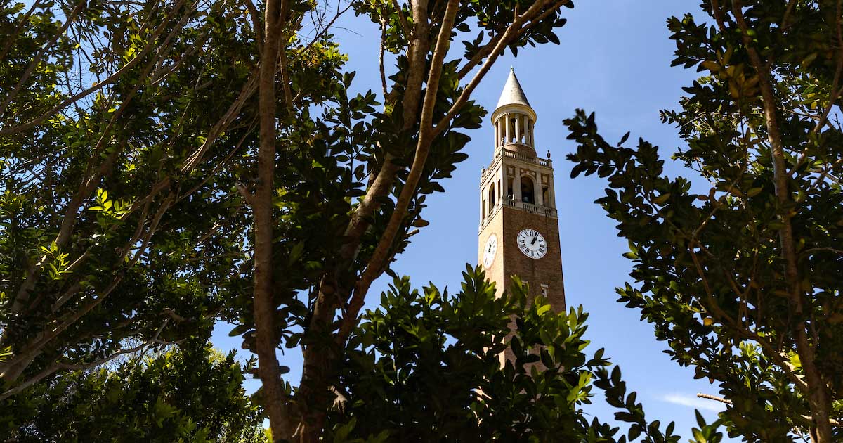 Photo of UNC Chapel Hill's Bell Tower