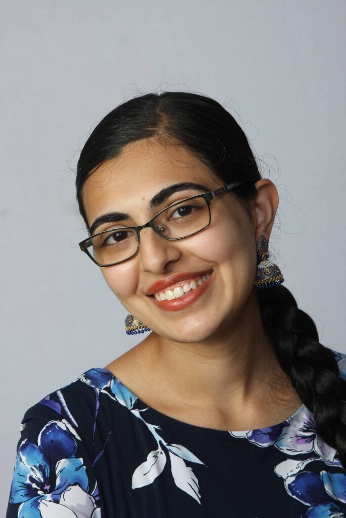 Photo of Jasleen Kaur, she/her, second year undergraduate