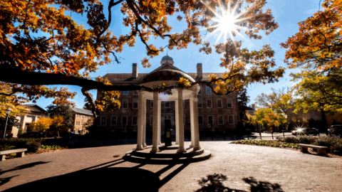 The Old Well on a fall day